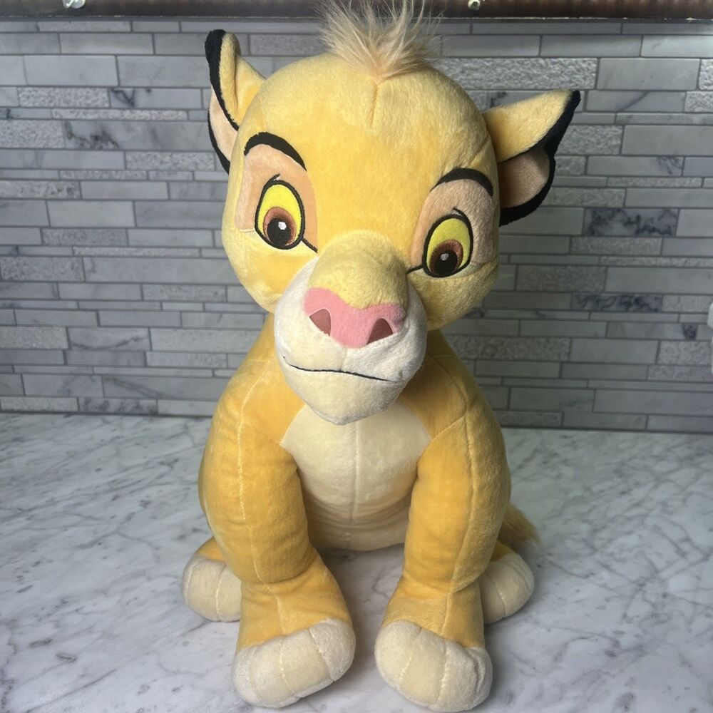 Disney Lion King Plush 16” Lion King Young Simba -Large plush stuffed animal